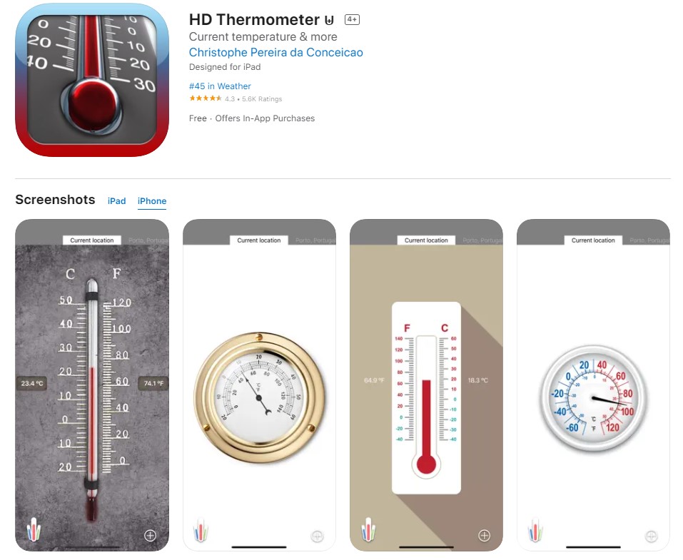 HD Thermometer