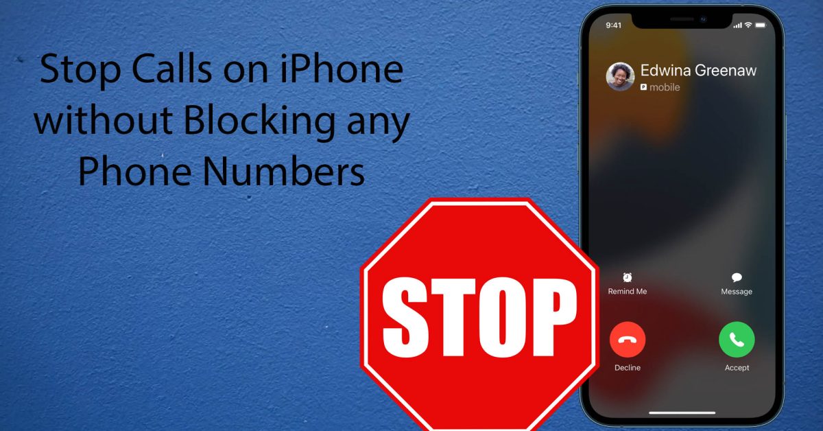 How to stop calls on iPhone without blocking