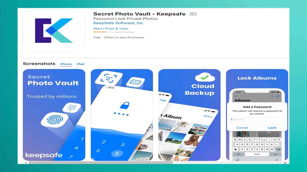 Secret Photo Vault- Keepsafe