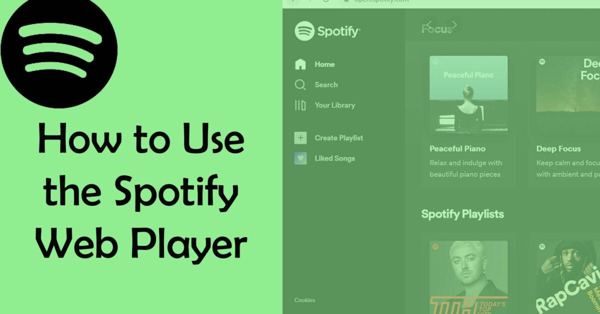 How to use the Spotify web player